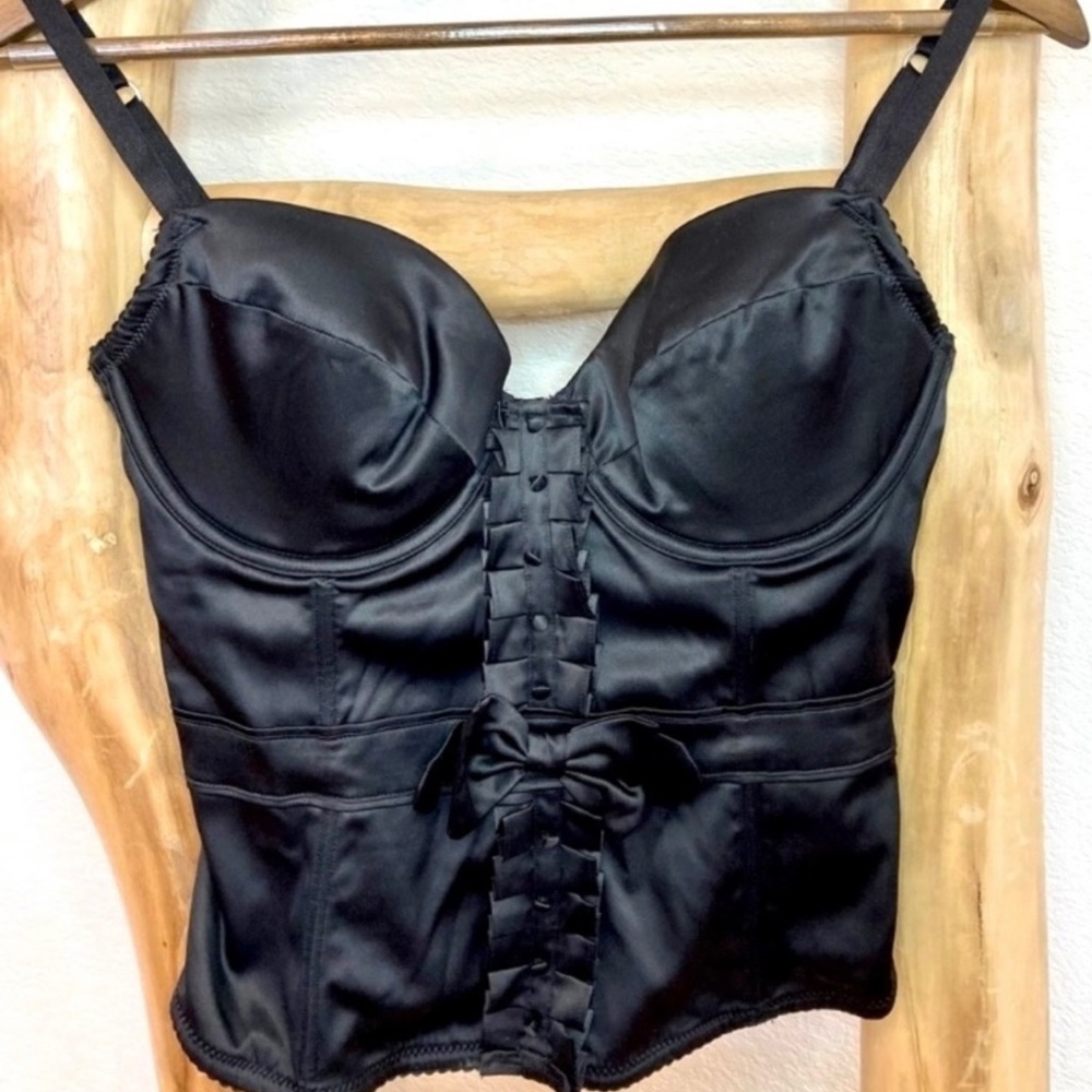 Victoria Secret Tuxedo Style Bustier Top